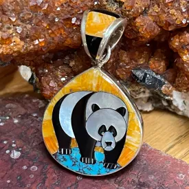 Optimized Panda Teardrop Pendant