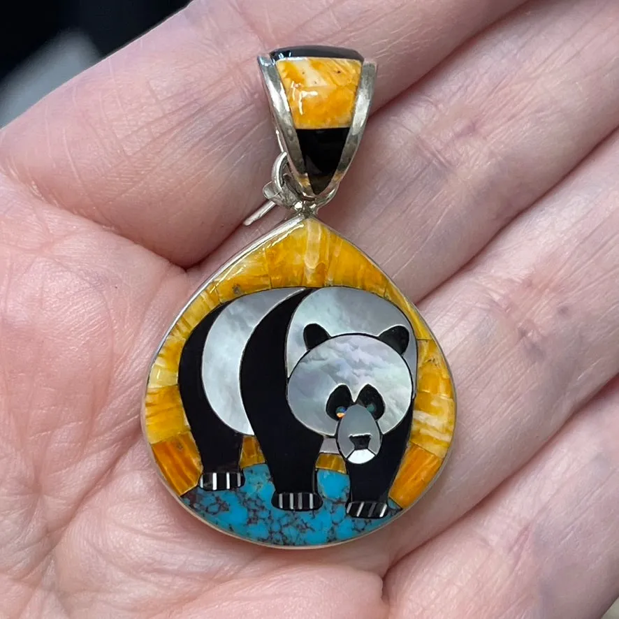 Optimized Panda Teardrop Pendant