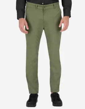 Pantalón Chino de Gabardina - Verde Musgo