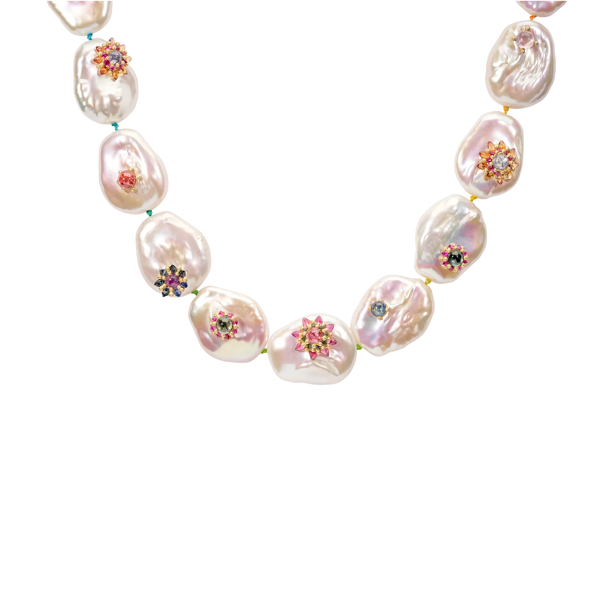 Pearl Mother ClusterF@&$ Necklace - 11388