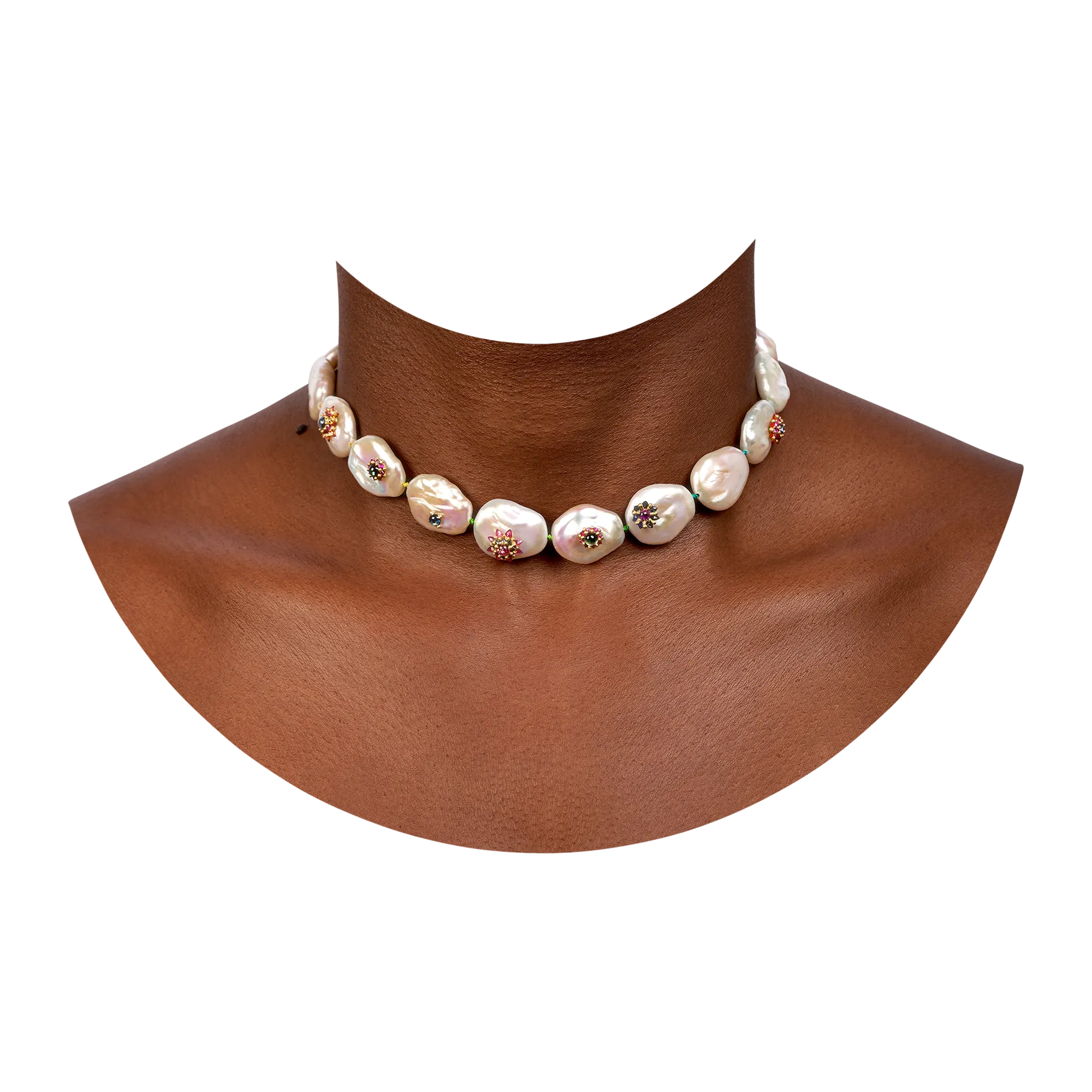 Pearl Mother ClusterF@&$ Necklace - 11388