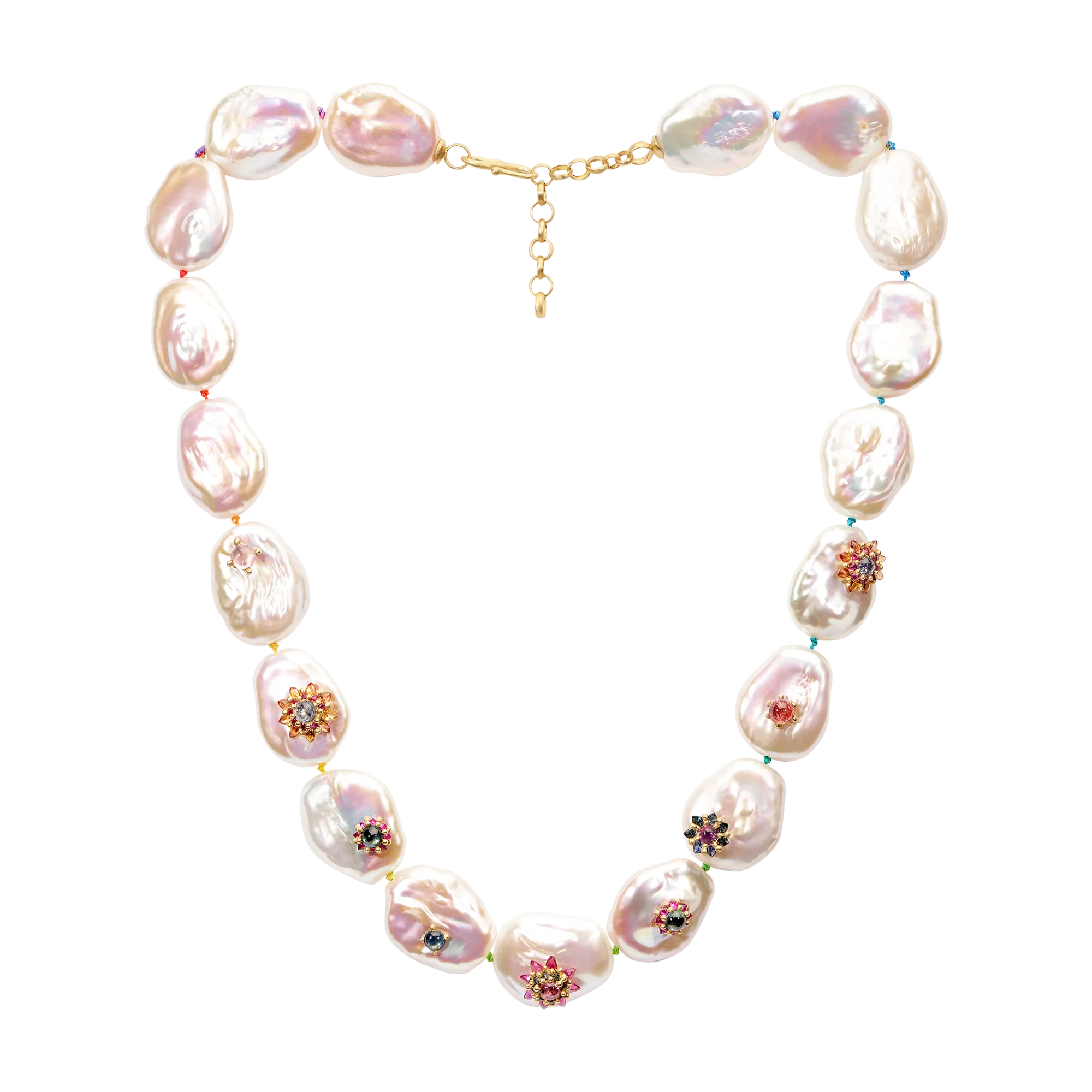 Pearl Mother ClusterF@&$ Necklace - 11388