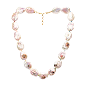 Pearl Mother ClusterF@&$ Necklace - 11388