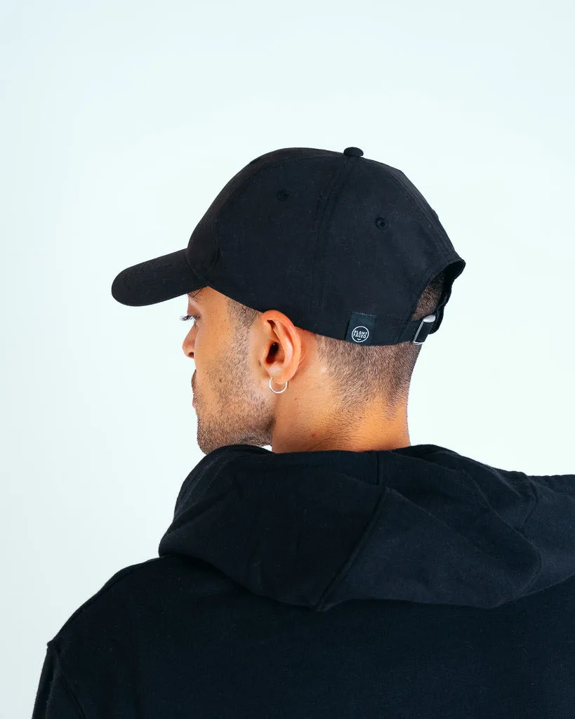 Plant Faced RECYCLED Dad Hat - Black Out