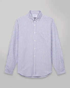 Portuguese Flannel Belavista Long Sleeve Shirt - Blue Stripe