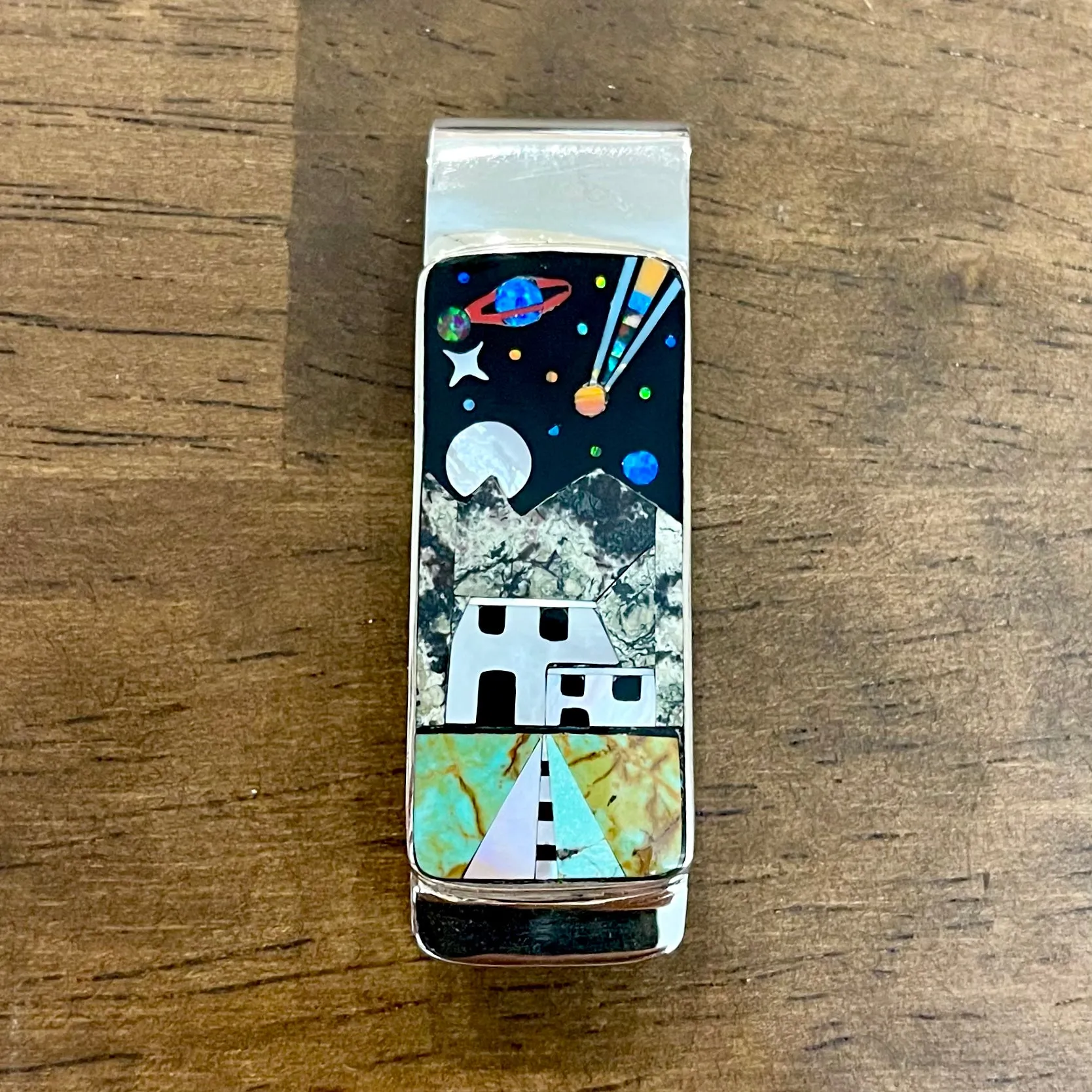 Pueblo Galaxy Money Clip