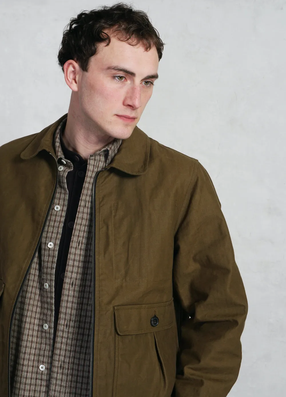 RAYMOND 28-15-6 | Relaxed Classic Shirt | Brown Green