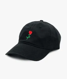 Rose Embroidered Dad Hat