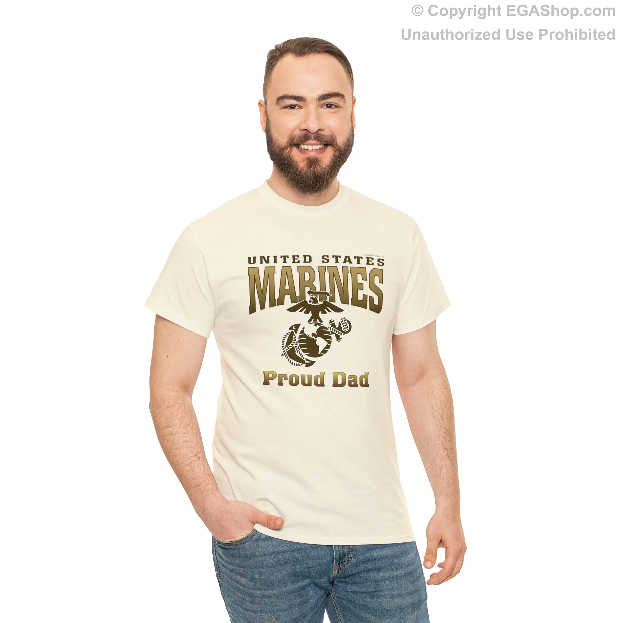 T-Shirt: United States Marines Proud Dad