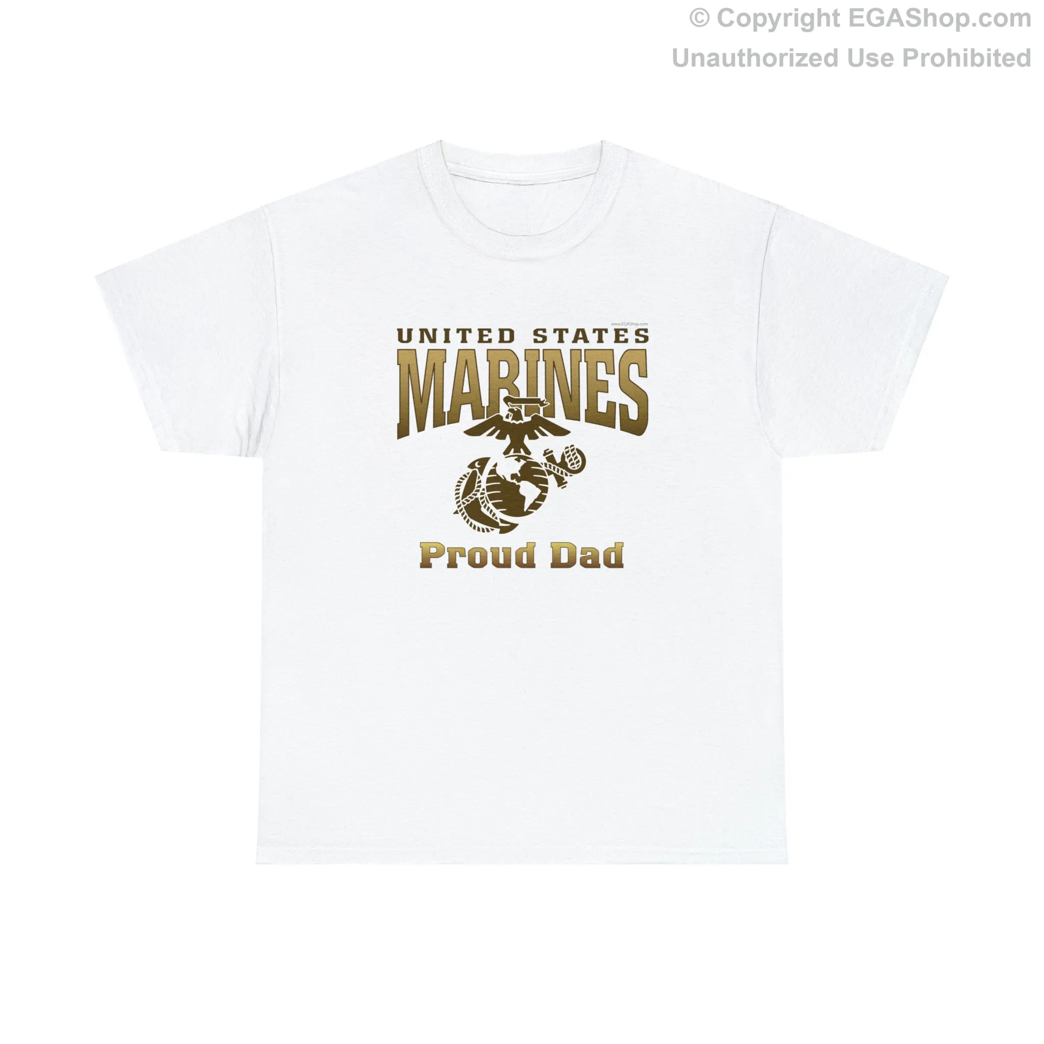 T-Shirt: United States Marines Proud Dad