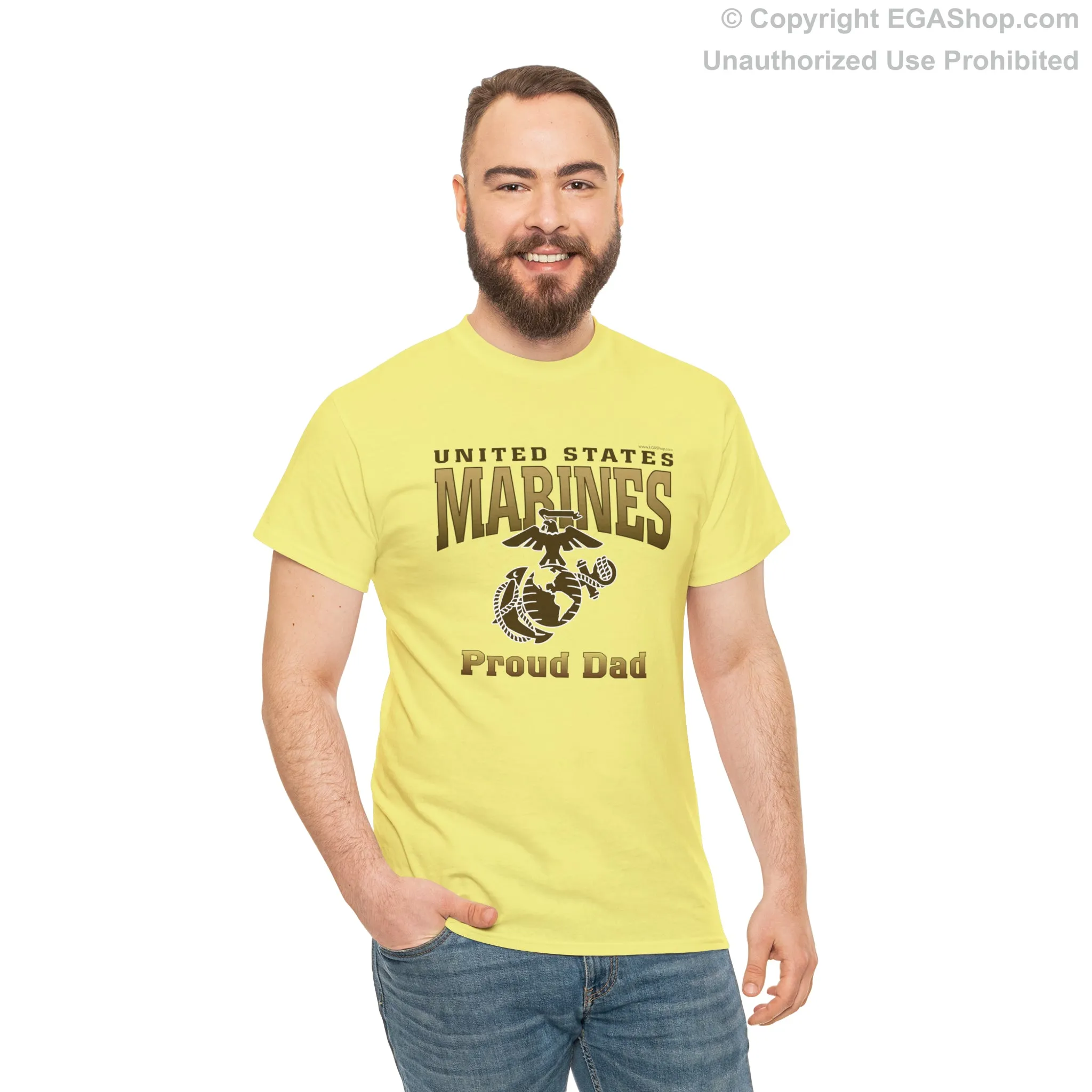 T-Shirt: United States Marines Proud Dad