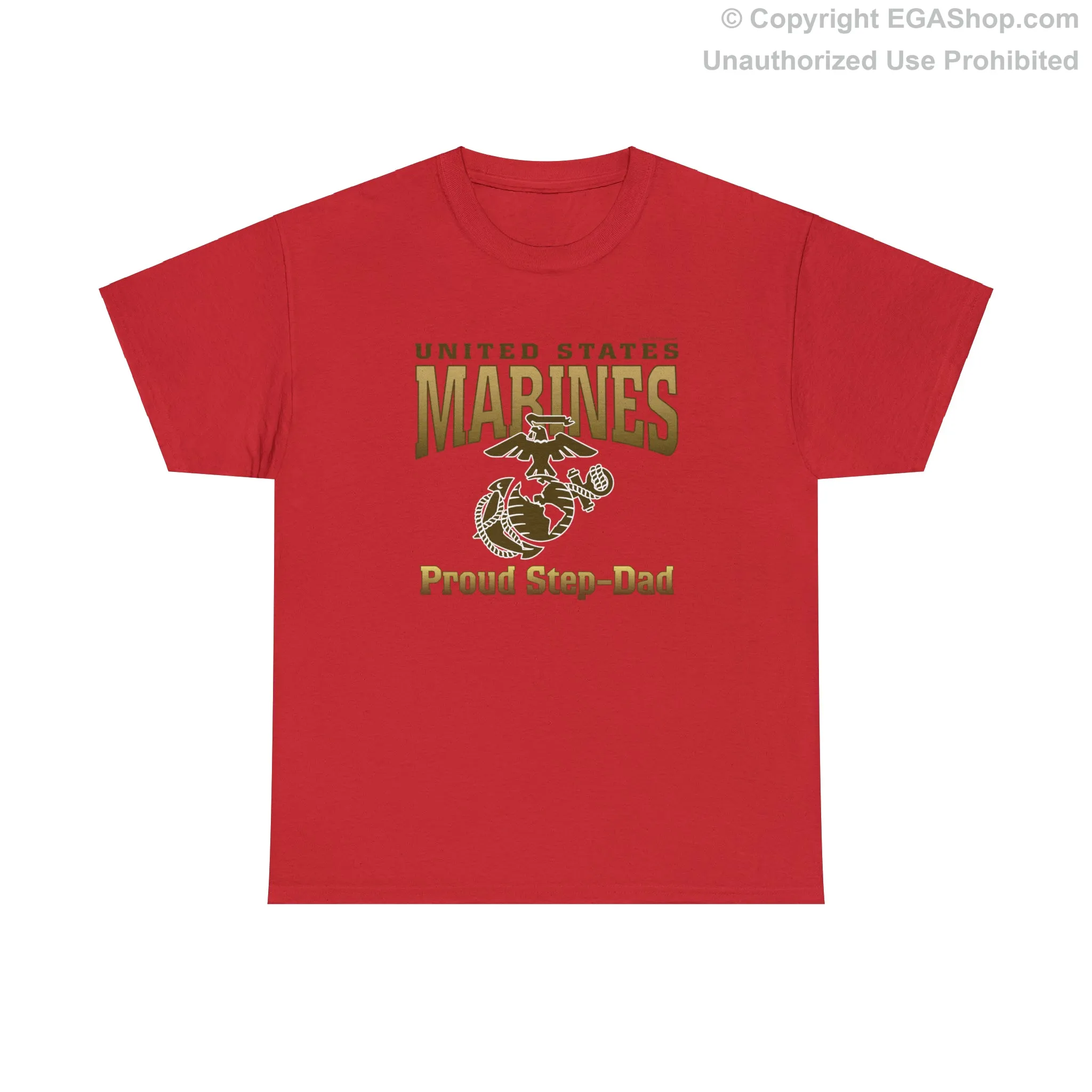 T-Shirt: United States Marines Proud Step-Dad