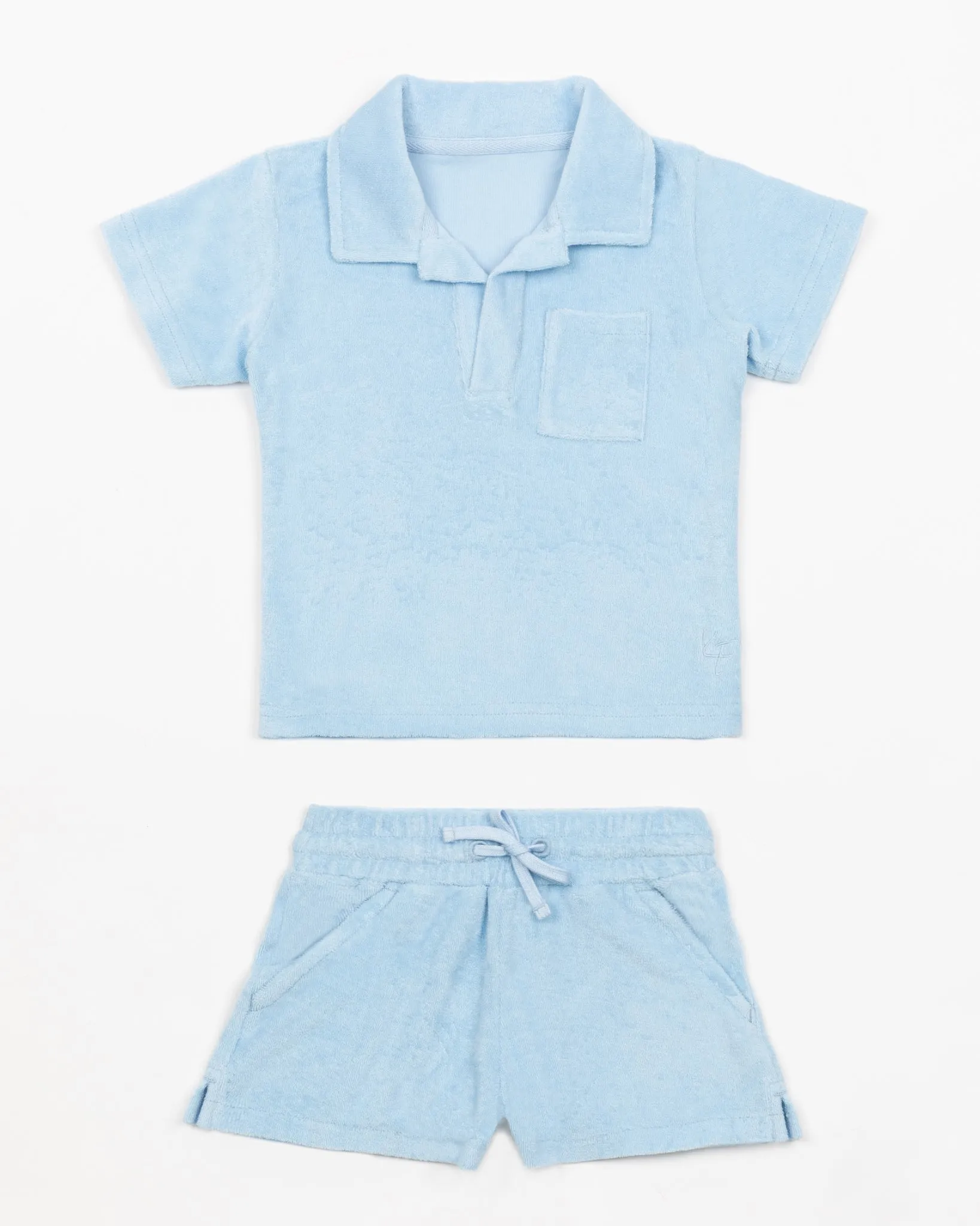 The Seventy Five - Boys Blue Terry Shorts