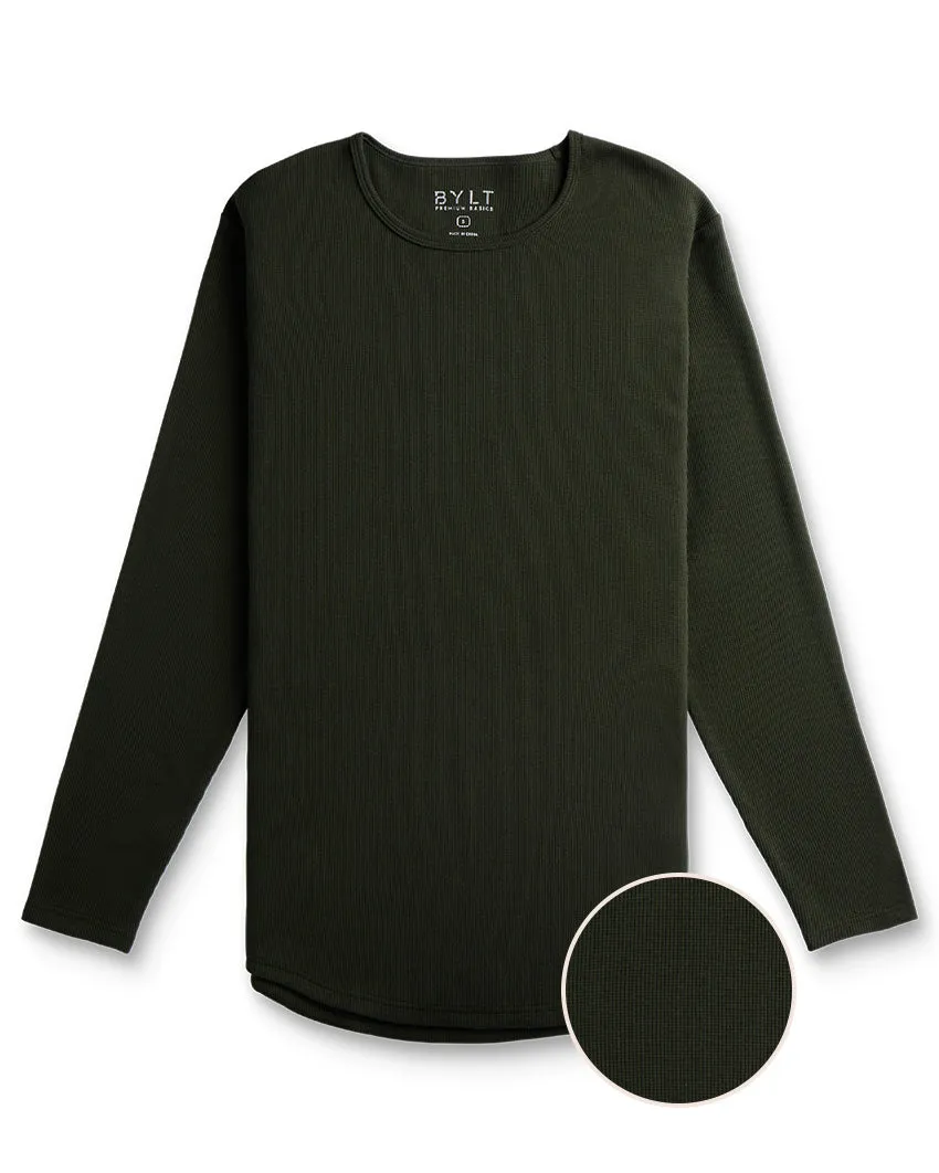 Thermal Drop-Cut Long Sleeve