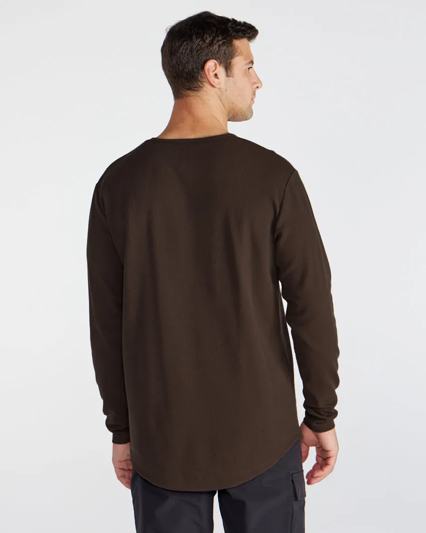 Thermal Drop-Cut Long Sleeve