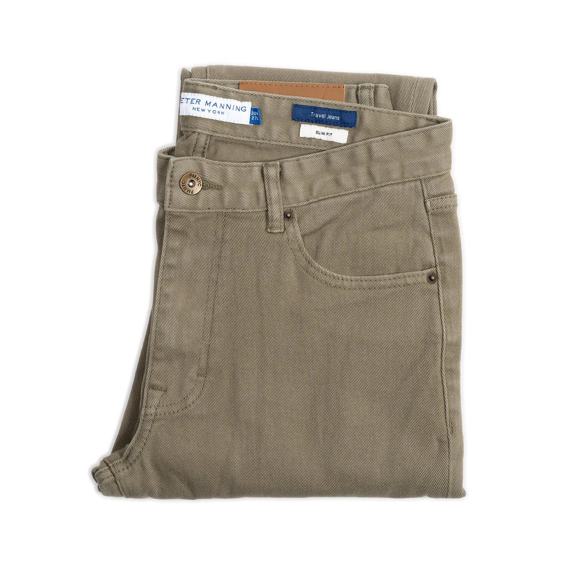 Travel Jeans Slim Fit - Olive