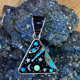 Triangle Galaxy Pendant