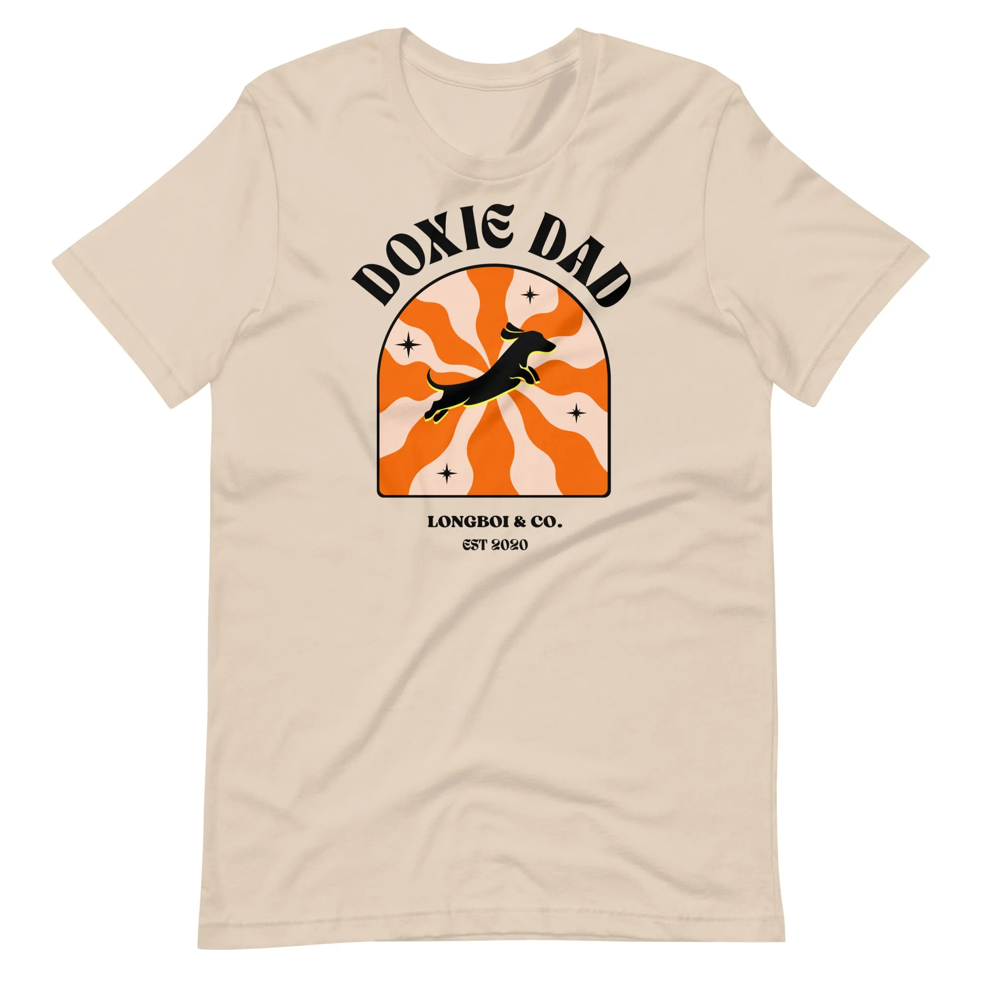 Wavy Doxie Dad Tee (Light)