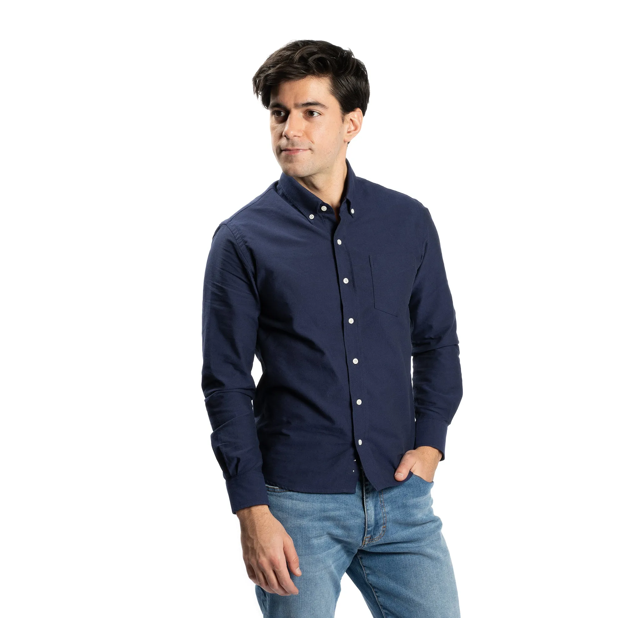 Weekend Oxford Slim Fit - Navy