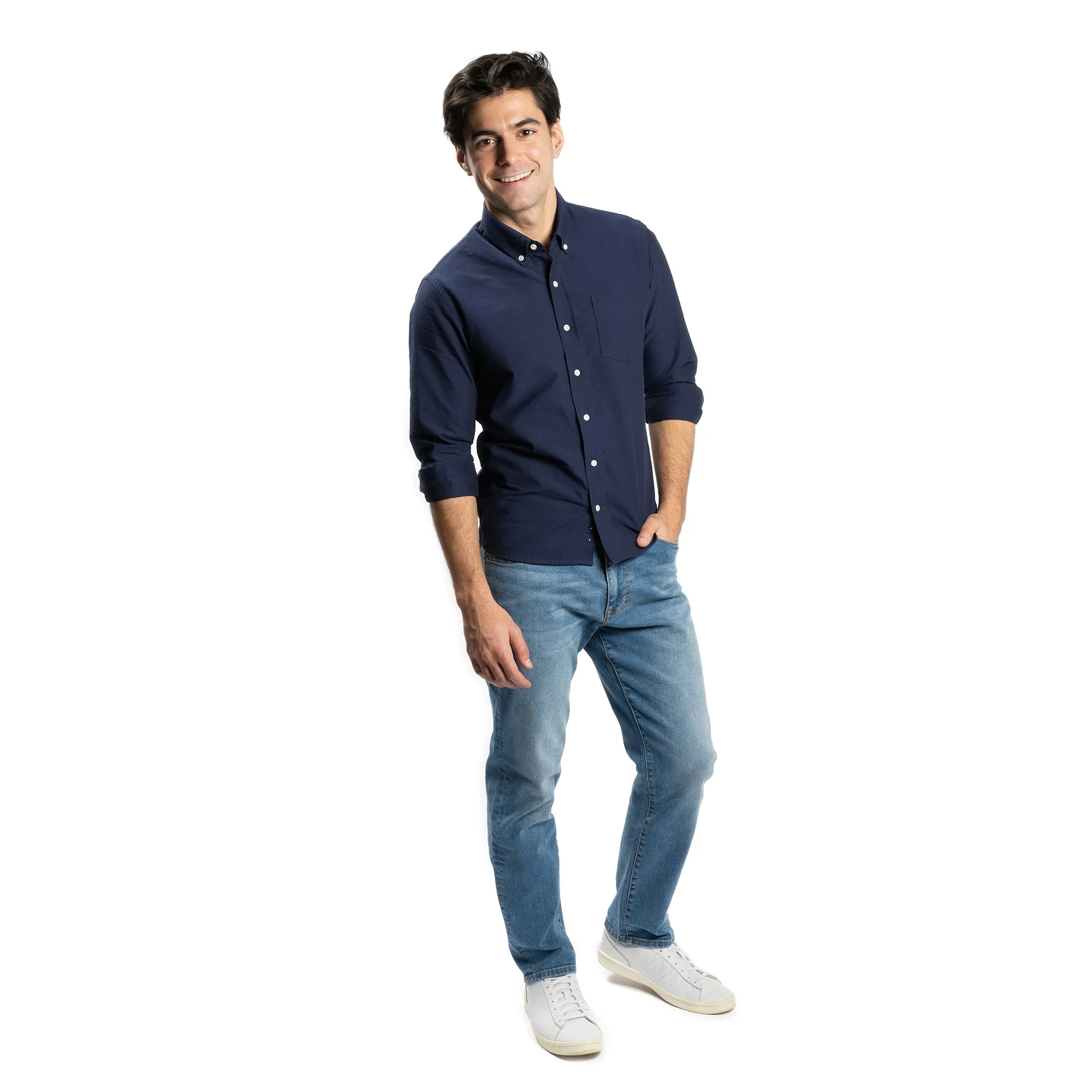 Weekend Oxford Slim Fit - Navy